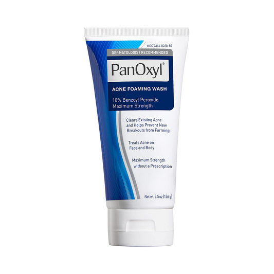 PanOxyl - Acne Foaming Wash Benzoyl Peroxide 10% Maximum Strength