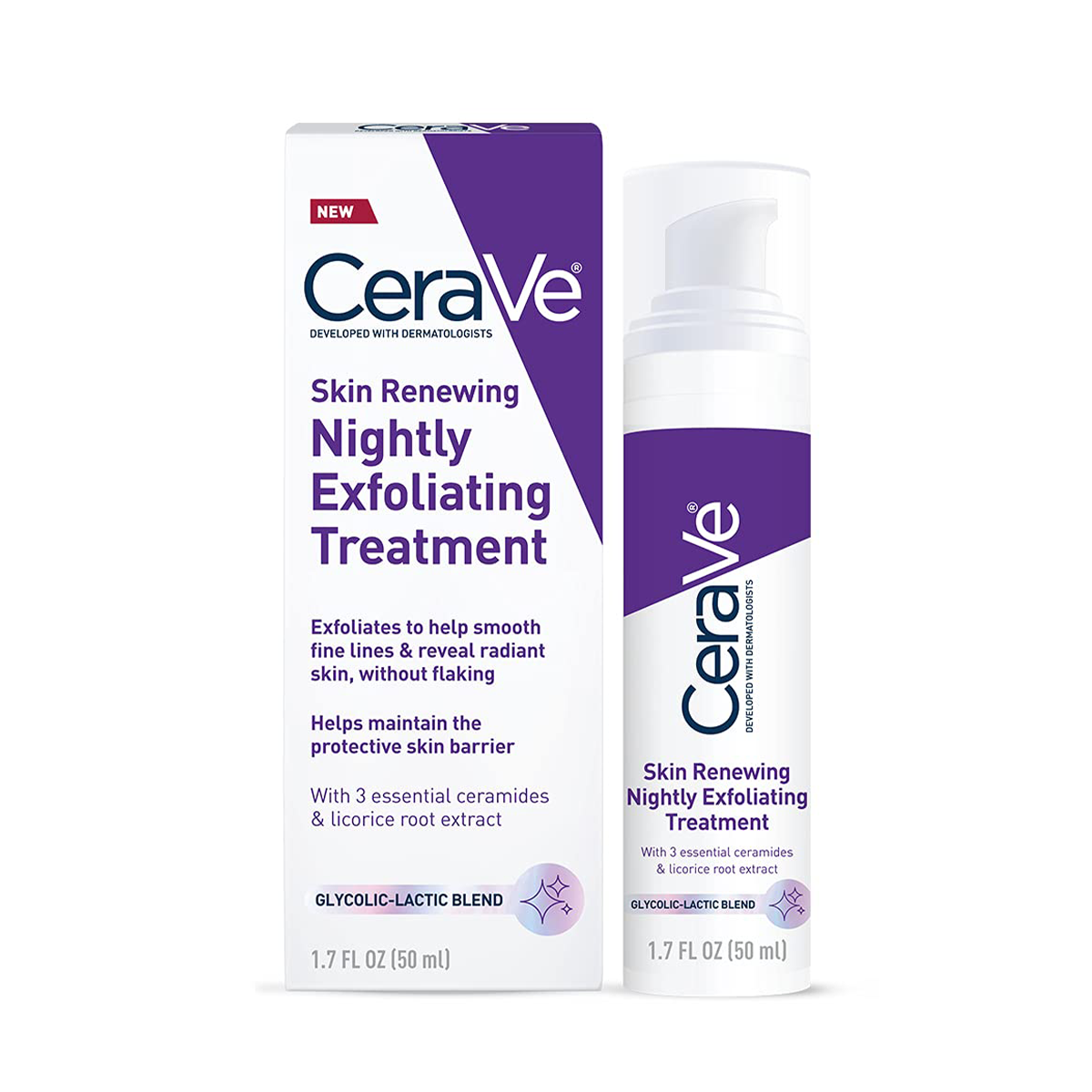 cera ve, CeraVe, CeraVe - Skin Renewing Nightly Exfoliating Treatment, Skin Renewing Nightly Exfoliating Treatment FANTASTIC LOOK Albania Tirana